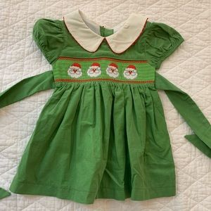 Lil Cactus Santa smock dress